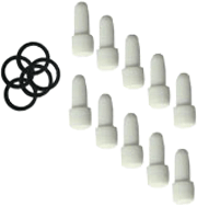 Fieldpiece RFL2 Accessories,10 WaterOil Blking Fltrs5 Orings for Lk Dtctrs