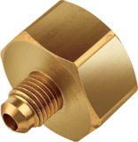 JB Industries K1-3 Brass Adapter, 3/4 x 3/8 Refrigerant Drum