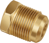 JB Industries P2-6 Brass Plug, 3/8 Flare