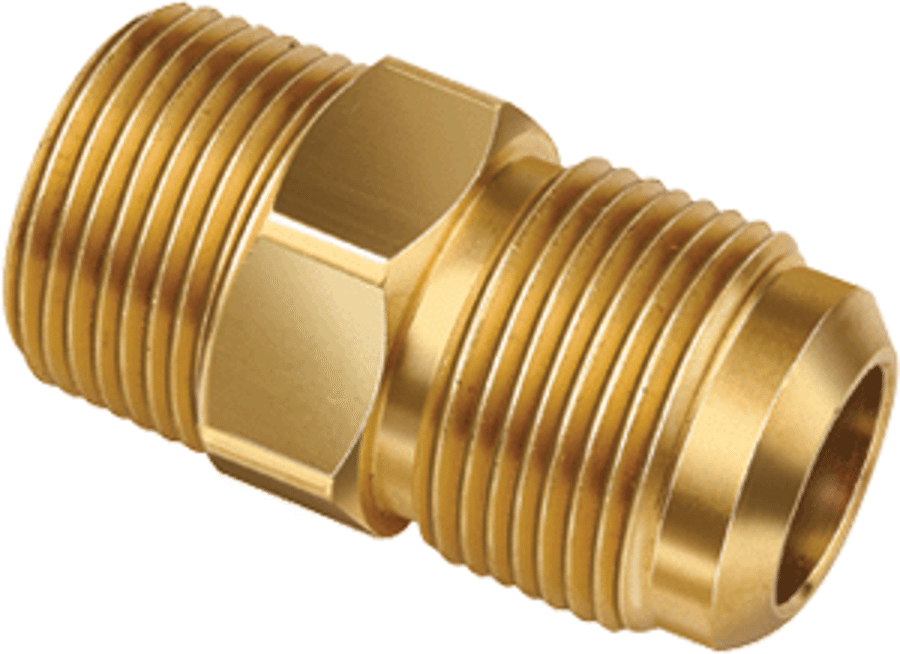 JB Industries UR2-64 Brass Union, 3/8 x 1/4 Flare Reducing