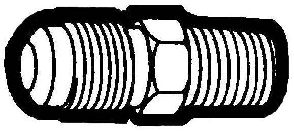 Holyoke Fittings 48-88 1/2 x 1/2 SAE Flare x MPT Straight Male Adapter