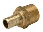 Zurn QQMC55GX XL Brass Male Adapter - 1 Barb x 1 MPT