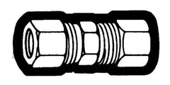 Holyoke Fittings W62-4 1/4 in. OD Tube x OD Compression Brass Union