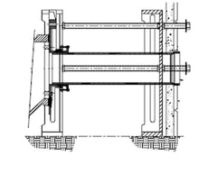 Watts 8142979 Drainage CA-100 Series Cast Iron Horizontal Right Hand Fitting for ISCA-101-L Closet Carrier