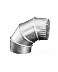 AmeriVent 4AL Aluminum and Galvanized Gas Vent Adjustable Elbow 28 ga