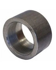 Anvil 0361168404 Half Coupling: Forged Steel, 1 1/4 in x 1 1/4 in Pipe Size, Female NPT x Female NPT