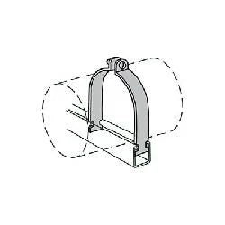 Anvil 2400326183 Fig AS 1100AS Rigid Conduit Clamp Assembly, 3-1/2 In Conduit, 1150/300 Lb Load, 4 In OD