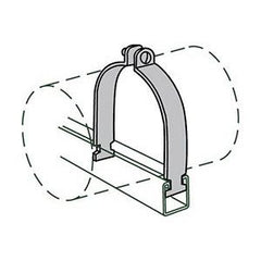 Anvil 2400360190 Fig As 1100 Pipe Clamp, 1-1/2 in Nominal, 1050 lb Load, 1.9 in OD, Import