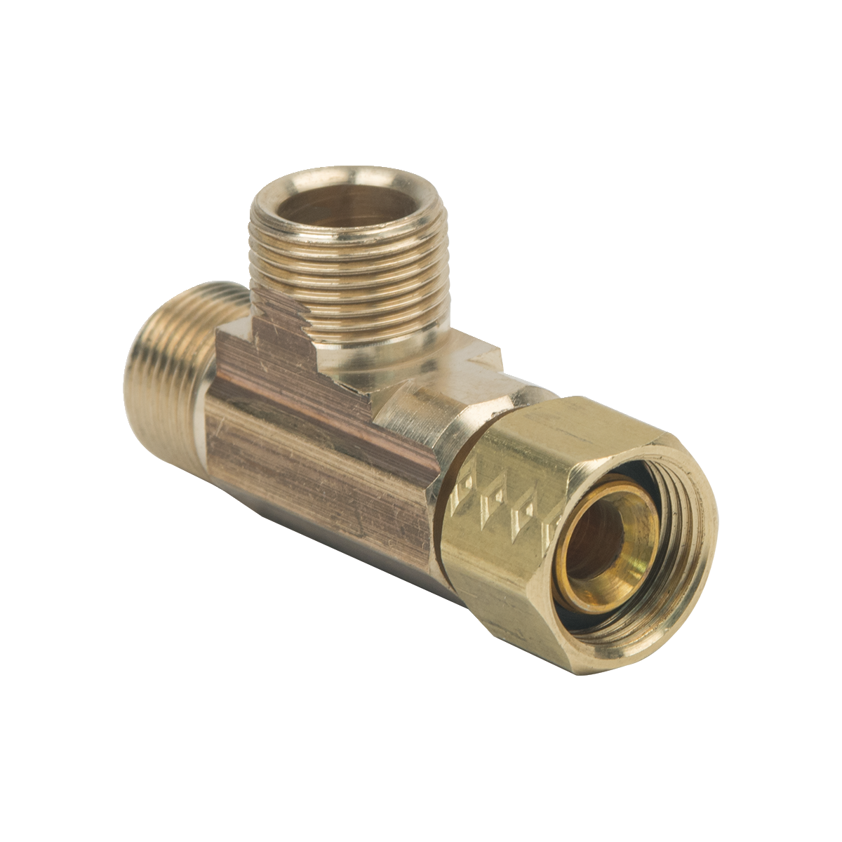 BrassCraft CT2-666XB 3/8 in. Female Compression x 3/8 in. Compression x 3/8 in. Compression Valve Adapter Fitting