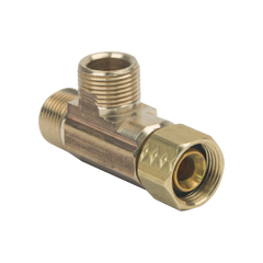 BrassCraft CT2-666XB 3/8 in. Female Compression x 3/8 in. Compression x 3/8 in. Compression Valve Adapter Fitting