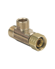 BrassCraft CT2-666XB 3/8 in. Female Compression x 3/8 in. Compression x 3/8 in. Compression Valve Adapter Fitting