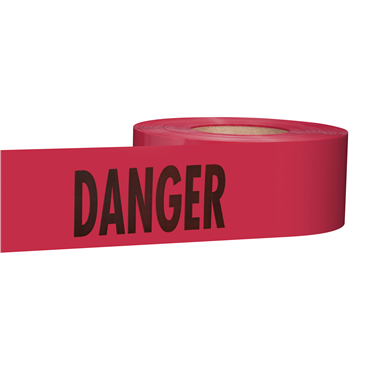 Milwaukee 71-1004 Red Barricade Tape - Danger