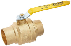 Mueller 107-858NL Solder No Lead Packing Gland Full Port 600-PSI Ball Valve, 2-Inch