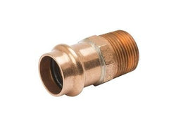 Mueller PF01146 Streamline PRS Copper Press Male Reducing Adapter, 3/4 x 3/4