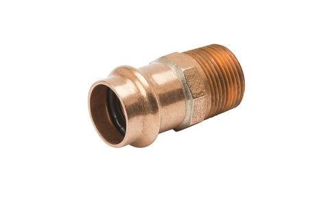 Mueller PF01179 Copper Male Adapter P X MPT, 1-1/2 X 1-1/2