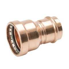 Mueller PF01083 Large Reducing Coupling, 2-1/2 x 2 in Press End Style, Wrought Copper