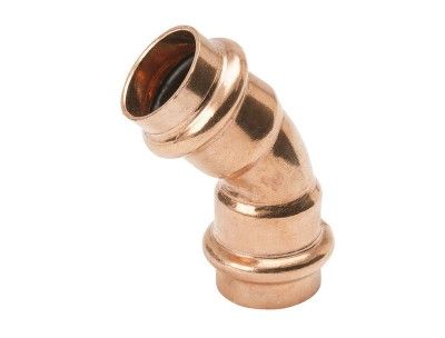 Mueller PF03034 Copper Elbow 45 Deg P x P 3/4 x 3/4