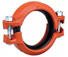 Victaulic C100107PE0 QuickVic™ Style 107V 10 in. Orange Enamel Gasket Ductile Iron Coupling