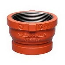 Victaulic F020080P00 Model 80 Orange Enamel Painted Ductile Iron Female Adapter, 2 IN, FNPT