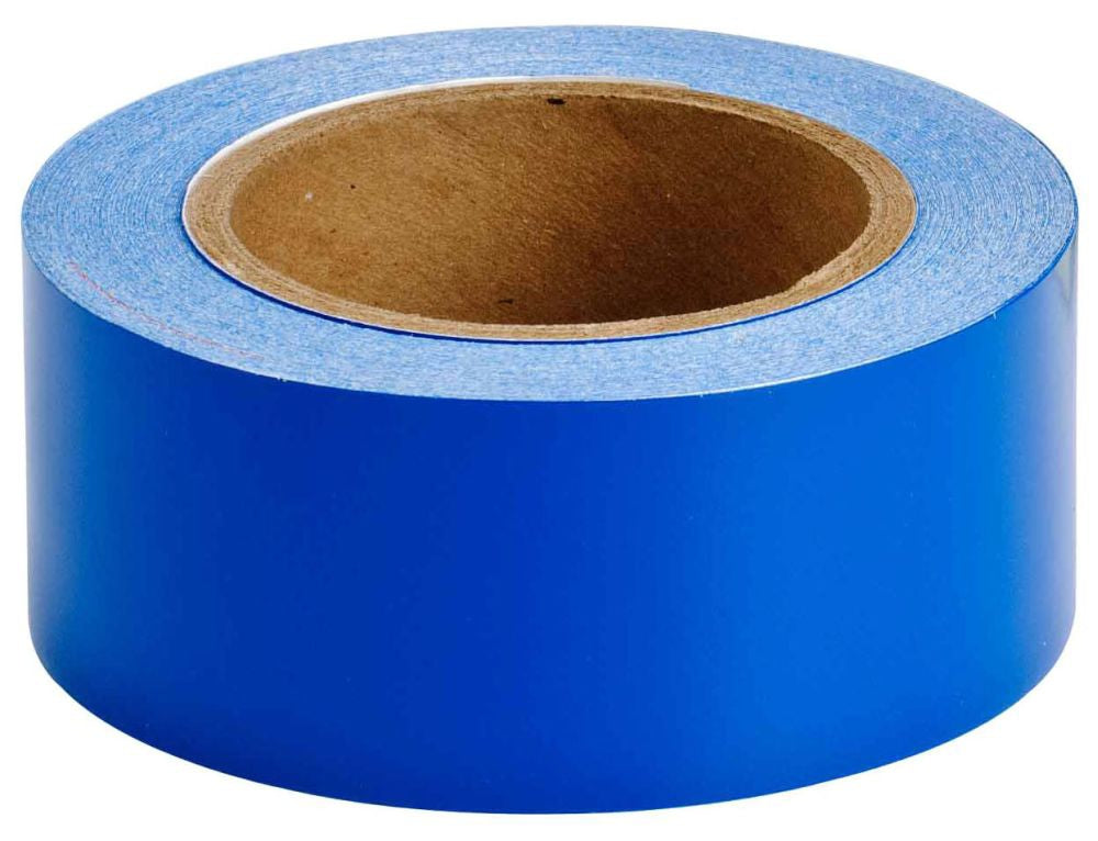 Brady 55262 Solid Permanent Acrylic Pipe Banding Tape, Blue, 30 yd L x 2 in W x 0.004 in THK