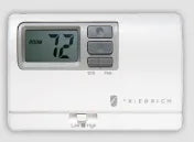 Friedrich RT7 Wired Thermostat 24VDC Plastic White