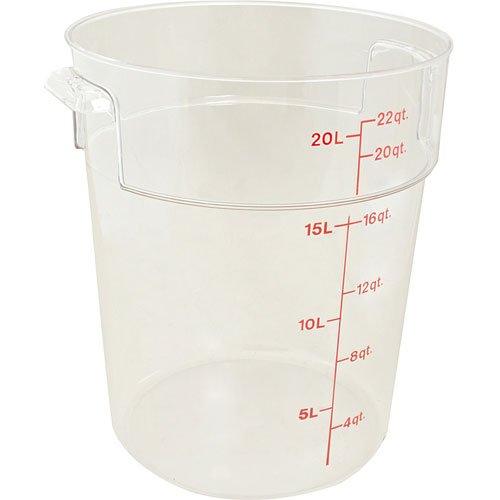 Container CLR RD 22QT-135 for Cambro RFSCW22