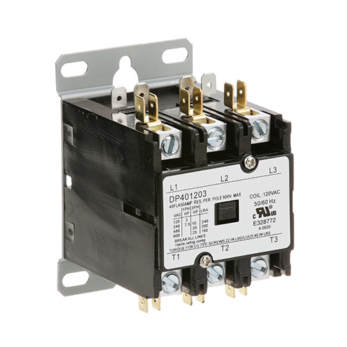 Contactor 40 AMP 3 Pole 3509 for Cleveland CLE3509