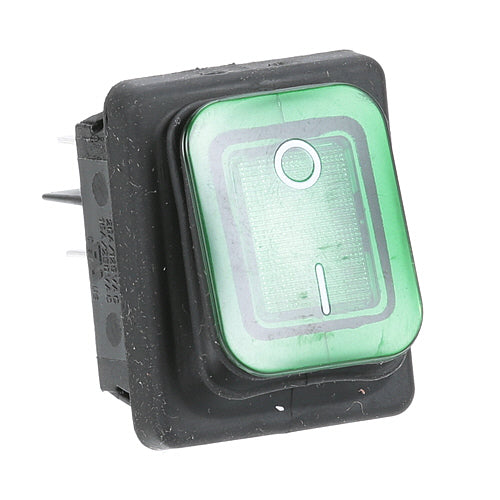 Rocker Switch Lighted Green PC197-006 for Prince Castle PRIPC197-006