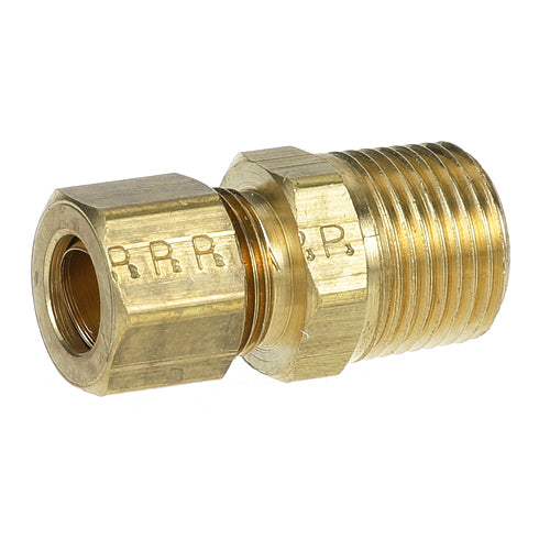 Male Connector 3/8 MPT X 3/8 CCT Nut & Ferrule for Royal Range 2514