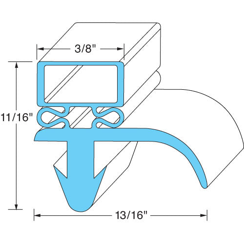 DOOR GASKET 23 X 28-1/4 for Silver King 10310-06