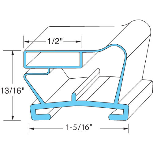 Gasket Door 23 3/4 X 28 1/4 50615802 for Victory VIC50615802