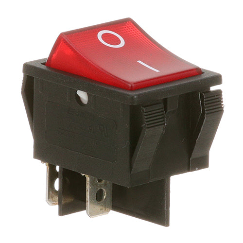 Rocker Switch 125/250 VAC Lighted Red Lens L155S for Cecilware CECL155S