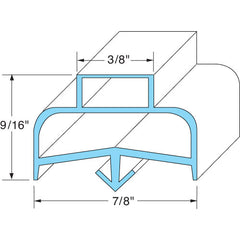 Gasket Drawer Replacement MPN 1701057 for Delfield DEL1701057