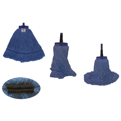 MOP HEAD BLUE-LARGE 3CSLBB for San Jamar SAJ3CSLBB