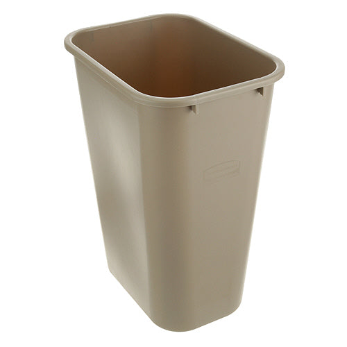 Trash Can Beige 10 Gal RBMDFG295700BEIG for Rubbermaid