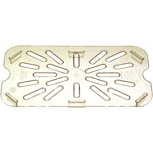 DRAIN TRAY 1/4 SIZE-135 CLEAR for Cambro 40CWD