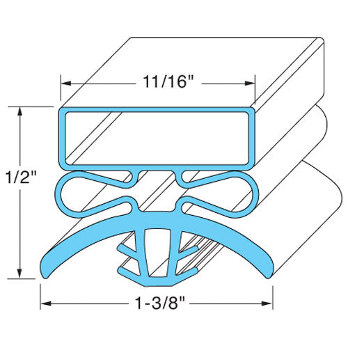 Gasket 24-3/4x26 for Hobart 433623