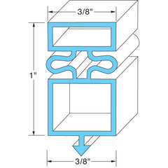 Gasket Door 25-5/8 X 62-3/4 811110 for True  TRU811110