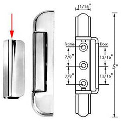 COVER HINGE 2.75 INCHES REPLACEMENT MPN for Kason 90212003610015F