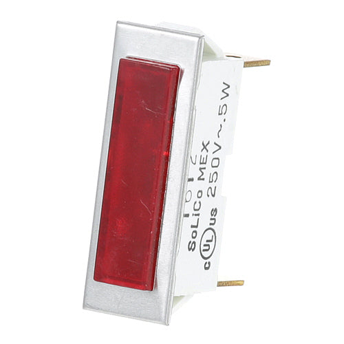 SIGNAL LIGHT 250V 3/8 X 1-5/16 RED 97-5725 for Market Forge MAR97-5725