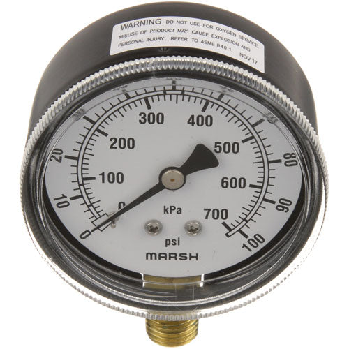 Pressure Gauge 0-100 PSI (2-1/2 Inch) 6685-100-01-00 for Jackson  6685-100-01-00