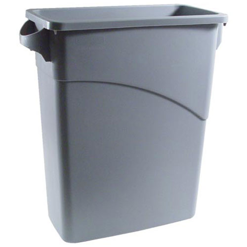 Trash Can Slim Jim 16 Gal FG354100LGRAY for Rubbermaid RUMFG354100LGRAY