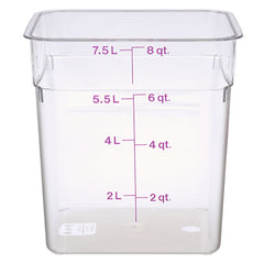 Allergen-Free Storage 8 Qt CamSquare Container 8SFSCW-441 for Cambro CAM8SFSCW-441