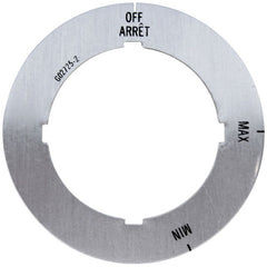 DIAL INSERT OFF-MAX-MIN G02725-2 for Garland G02725-2