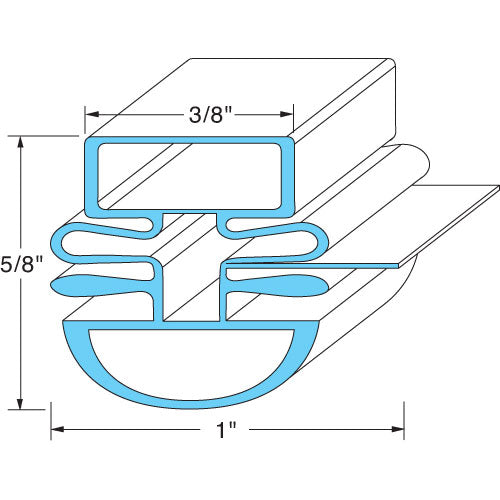 DOOR GASKET 02-70993 for Master-Bilt  MAB02-70993