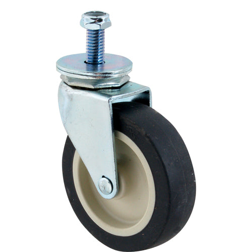 Swivel Caster 3/8-16THD Gray for Rubbermaid FG3530L10000