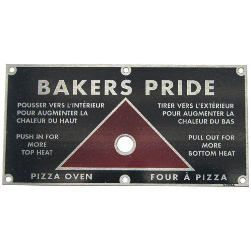 PLATE U1224A for Bakers Pride BKPU1224A