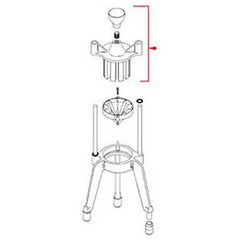 HEAD 6 SECTION WITH KNOB 2322 for Vollrath/Idea-Medalie  2322