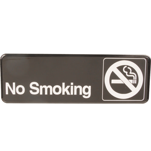 No Smoking Sign 3 x 9 Replacement MPN for Traex TRX4513