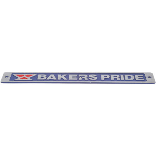 Nameplate for Bakers Pride U1043X